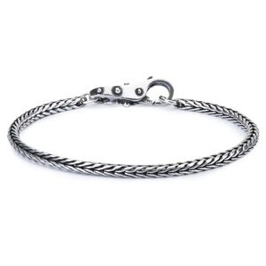 Trollbeads oxidized Sterling silver bracelet (7 in)
